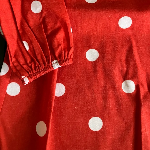 PatPat Red Polka Dot Dress - Picture 4 of 6